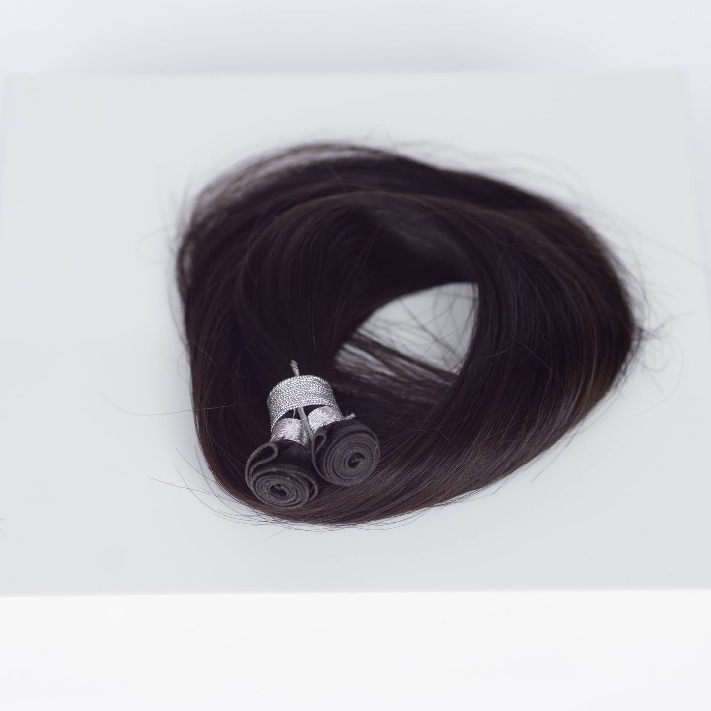 Genius (Micro) Weft 16" 60g Professional Hair Extensions - #1C Espresso Brown (aka Mocha Brown)