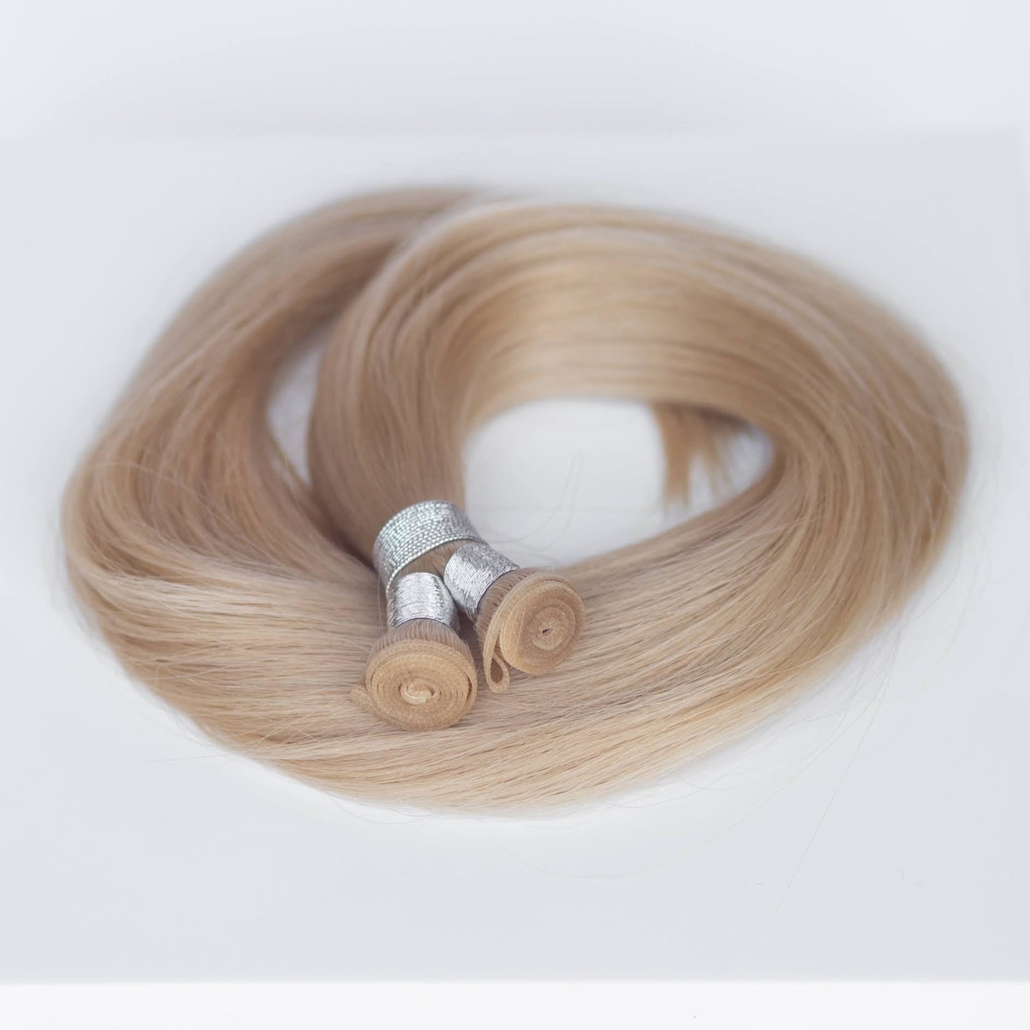 Genius (Micro) Weft 20" 80g Single Donor Virgin - #17 Chardonay Blonde (aka Dirty Ash Blonde)