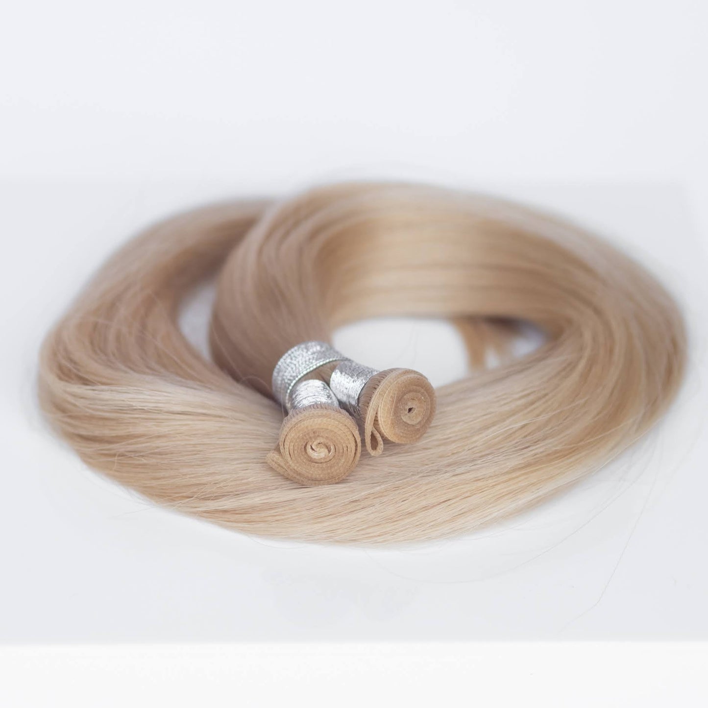 Genius (Micro) Weft 20" 80g Single Donor Virgin - #17 Chardonay Blonde (aka Dirty Ash Blonde)