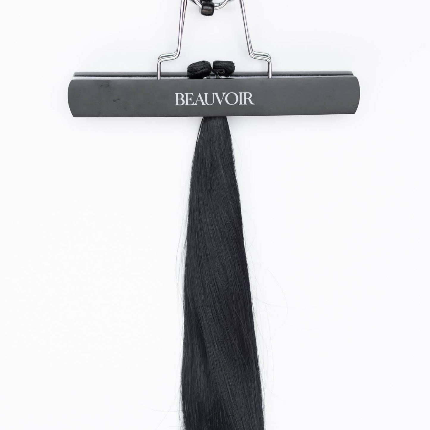 Genius (Micro) Weft 24" 94g Single Donor Virgin - #1 Noir (aka Jet Black)