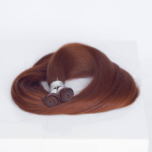 Genius (Micro) Weft 20" 80g Single Donor Virgin - #570 Sunset (aka Pumpkin Spice)