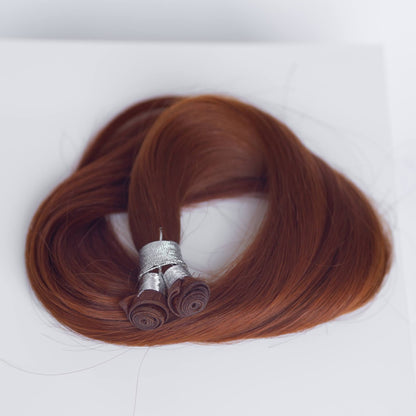 Genius (Micro) Weft 16" 60g Professional Hair Extensions - #570 Sunset (aka Pumpkin Spice)