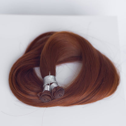 Genius (Micro) Weft 20" 80g Professional Hair Extensions - #570 Sunset (aka Pumpkin Spice)