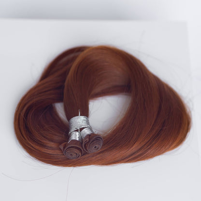 Genius (Micro) Weft 20" 80g Single Donor Virgin - #570 Sunset (aka Pumpkin Spice)