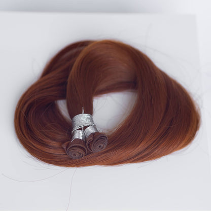 Genius (Micro) Weft 22" 88g Professional Hair Extensions - #570 Sunset (aka Pumpkin Spice)