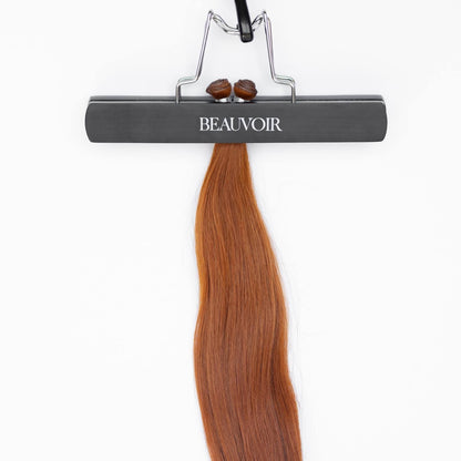 Genius (Micro) Weft 24" 94g Single Donor Virgin - #570 Sunset (aka Pumpkin Spice)