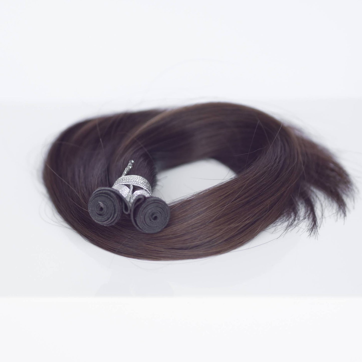 Genius (Micro) Weft 22" 88g Single Donor Virgin - #2 Dark Chocolate (aka Dark Brown)