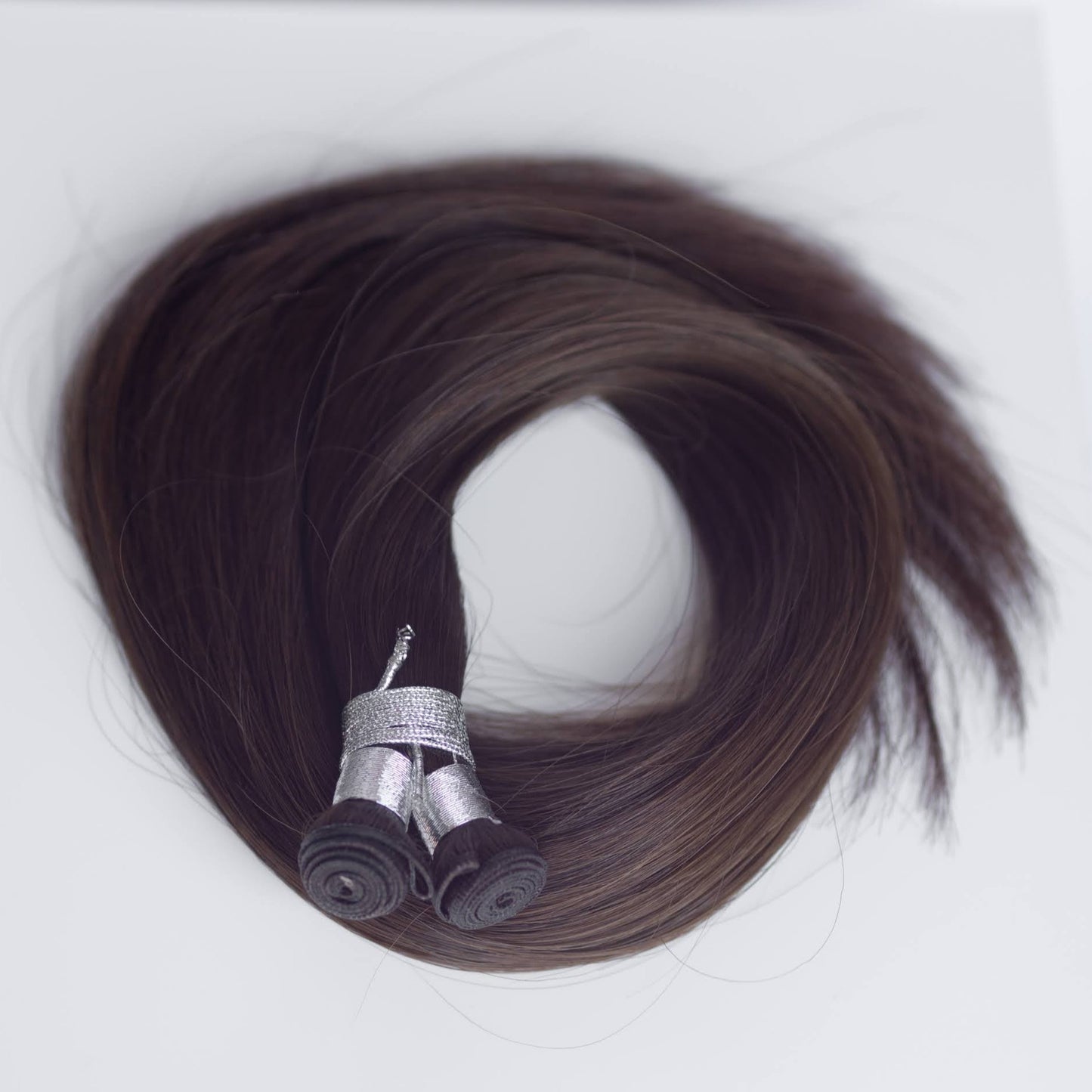 Genius (Micro) Weft 16" 60g Professional Hair Extensions - #2 Dark Chocolate (aka Dark Brown)