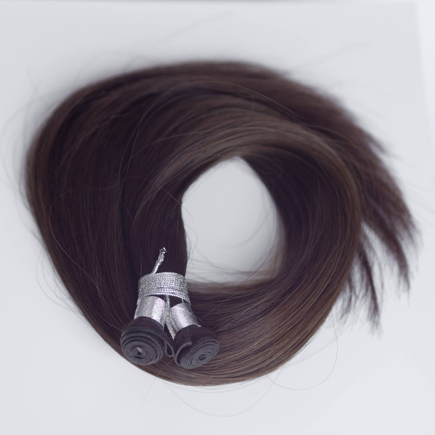 Genius (Micro) Weft 18" 68g Professional Hair Extensions - #2 Dark Chocolate (aka Dark Brown)