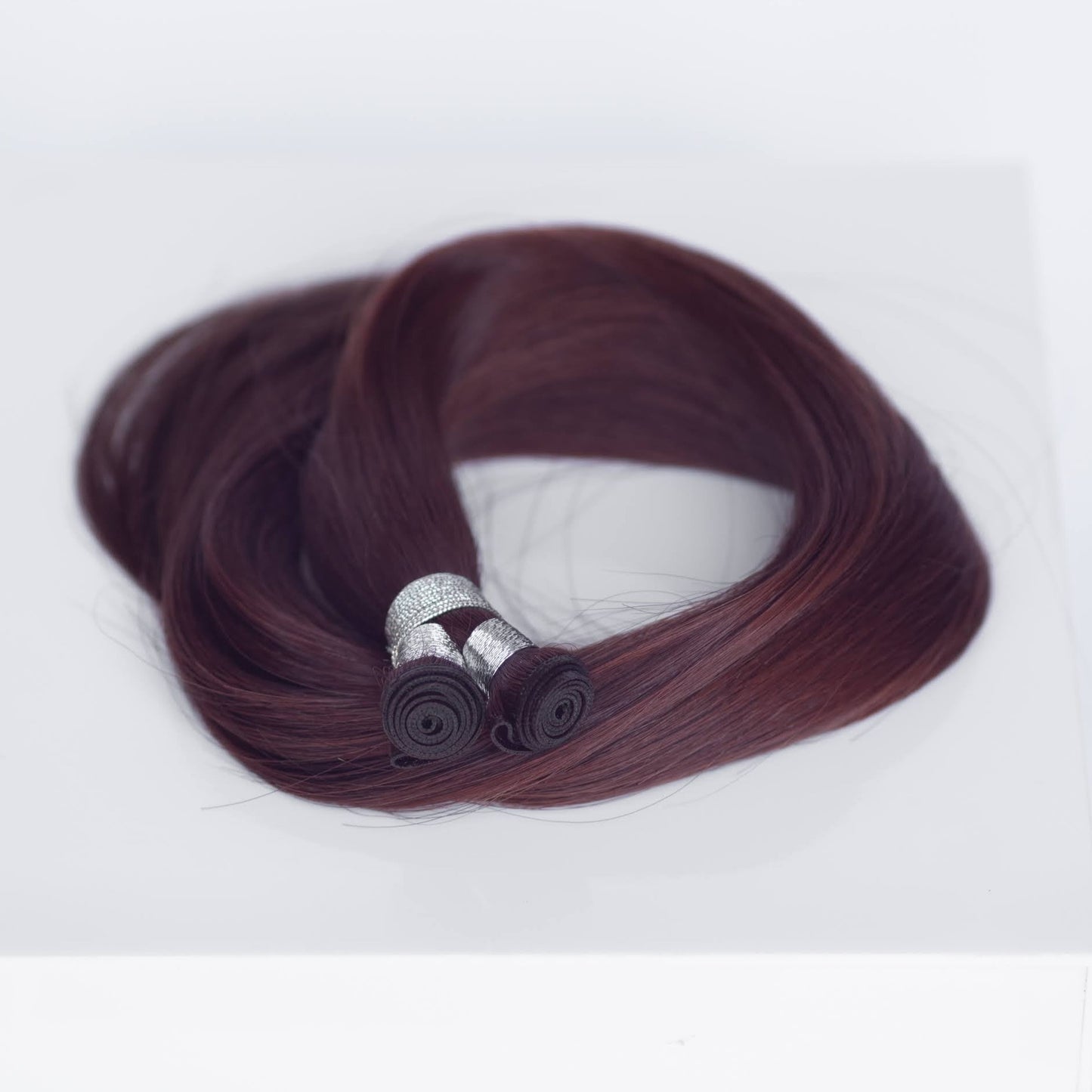 Genius (Micro) Weft 20" 80g Single Donor Virgin - #550 Rouge (aka Cinnamon Mocha)