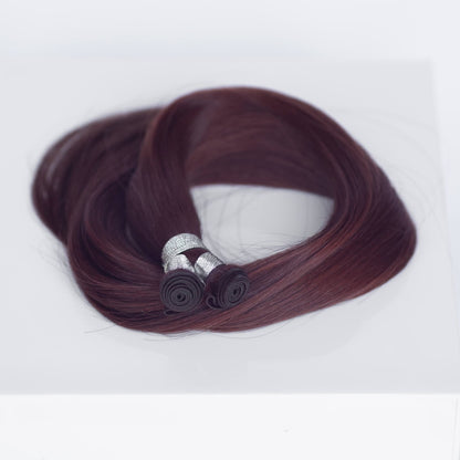 Genius (Micro) Weft 18" 68g Professional Hair Extensions - #550 Rouge (aka Cinnamon Mocha)