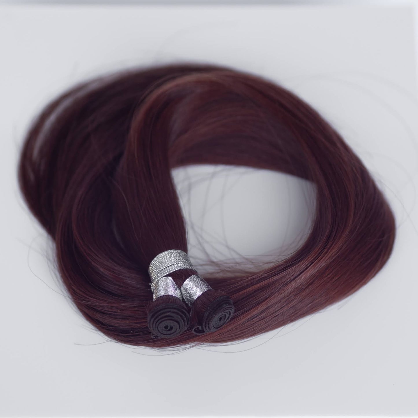 Genius (Micro) Weft 20" 80g Single Donor Virgin - #550 Rouge (aka Cinnamon Mocha)