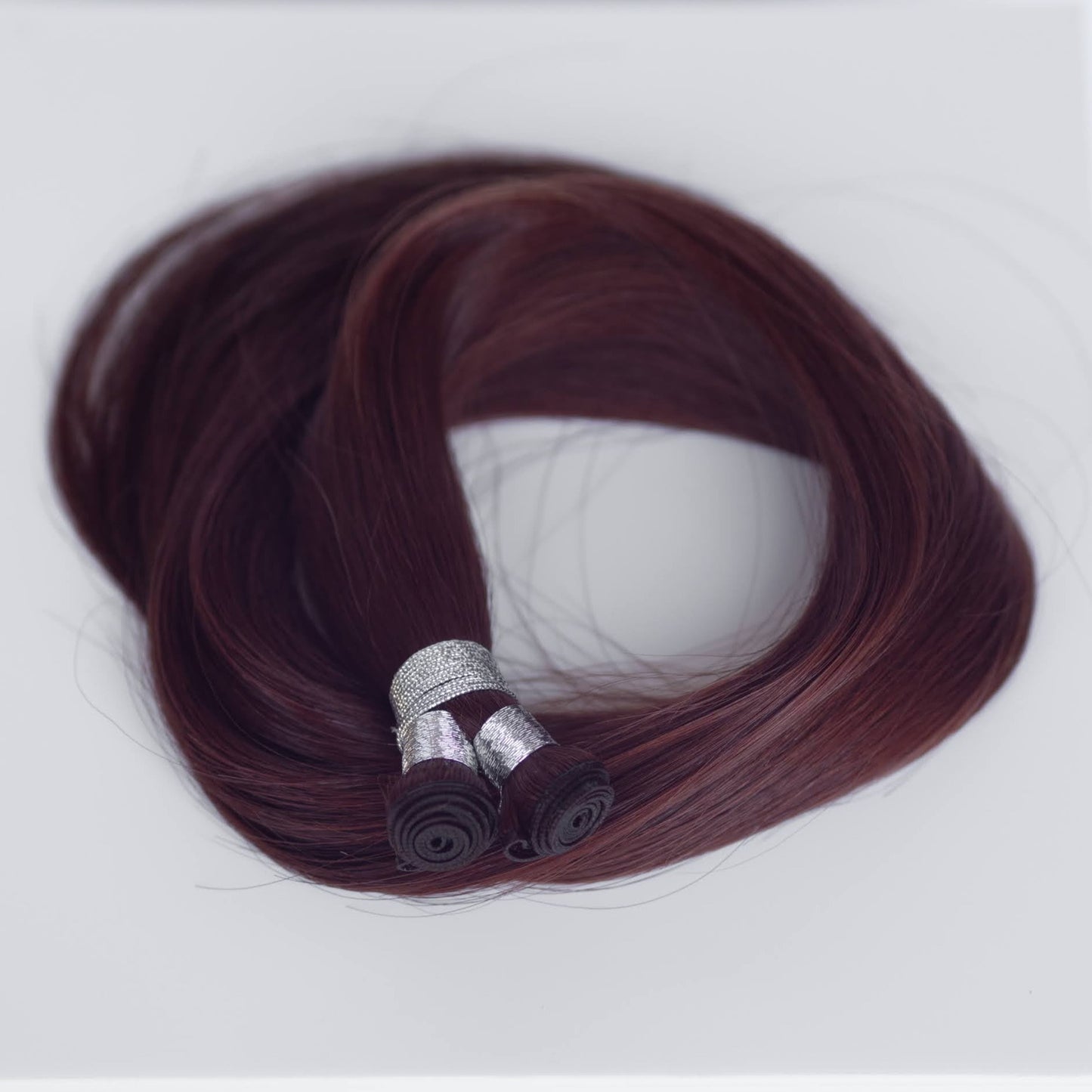 Genius (Micro) Weft 16" 60g Single Donor Virgin - #550 Rouge (aka Cinnamon Mocha)