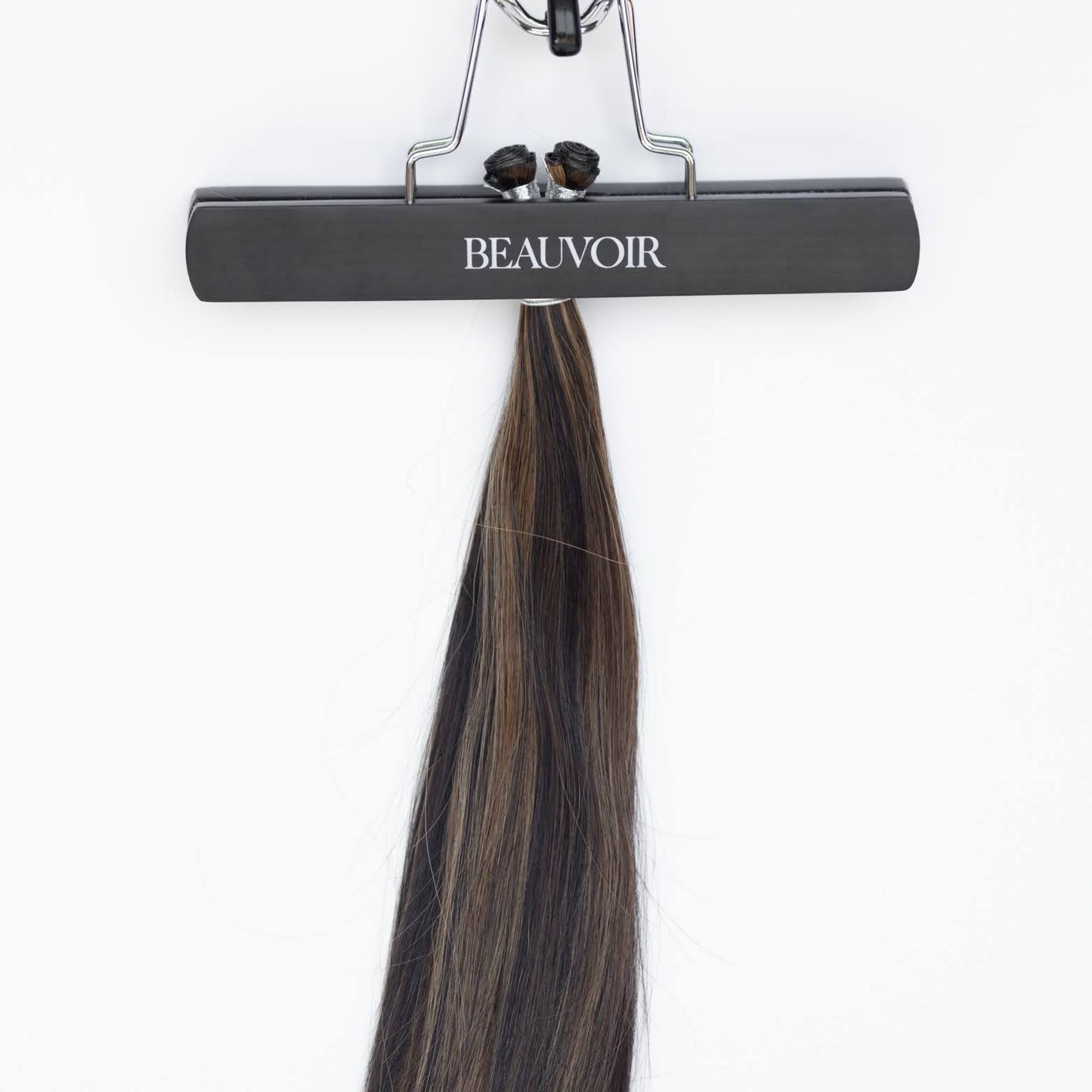 Genius (micro weft) Professional 16" 60g  - #1B/2/6 Dark Chocolate Caramel (aka Piano Key Chocolate Drip)