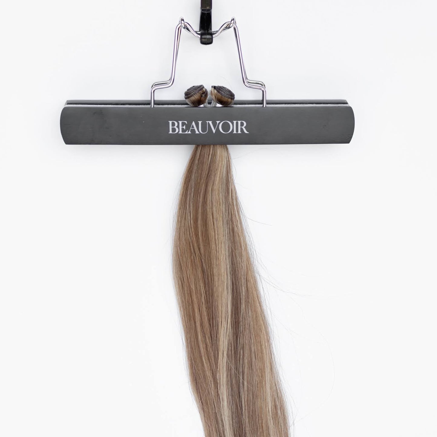 Genius (Micro) Weft 20" 80g Professional Hair Extensions - #4/27 Chocolate Brulé (aka Highlight Chocolate Brown)