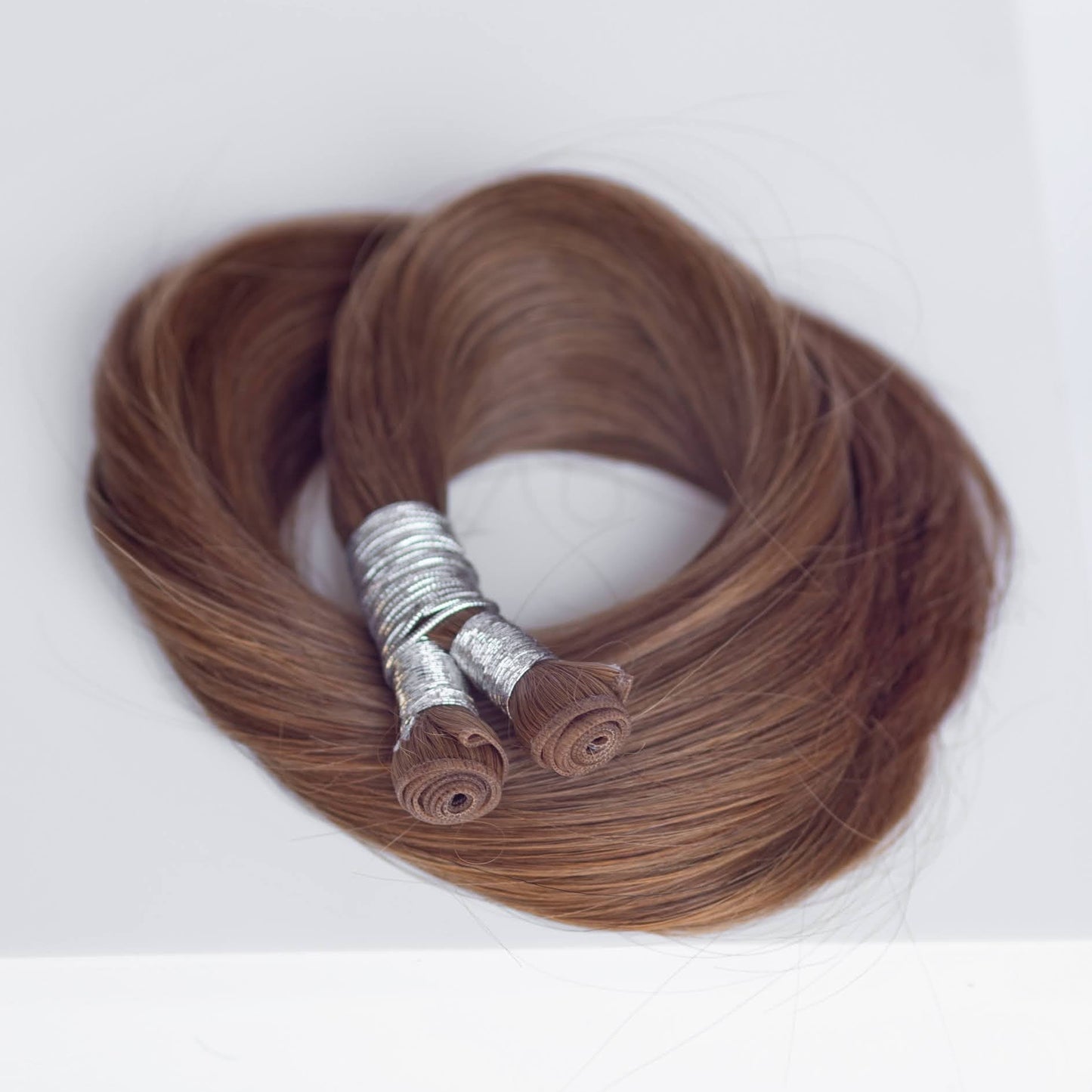 Genius (Micro) Weft 24" 94g Professional Hair Extensions - #6 Cinnamon Brown (aka Chestnut Brown)