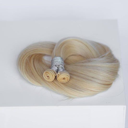 Genius (Micro) Weft 22" 88g Professional Hair Extensions - #60 Classic Blonde (aka Ash Blonde)