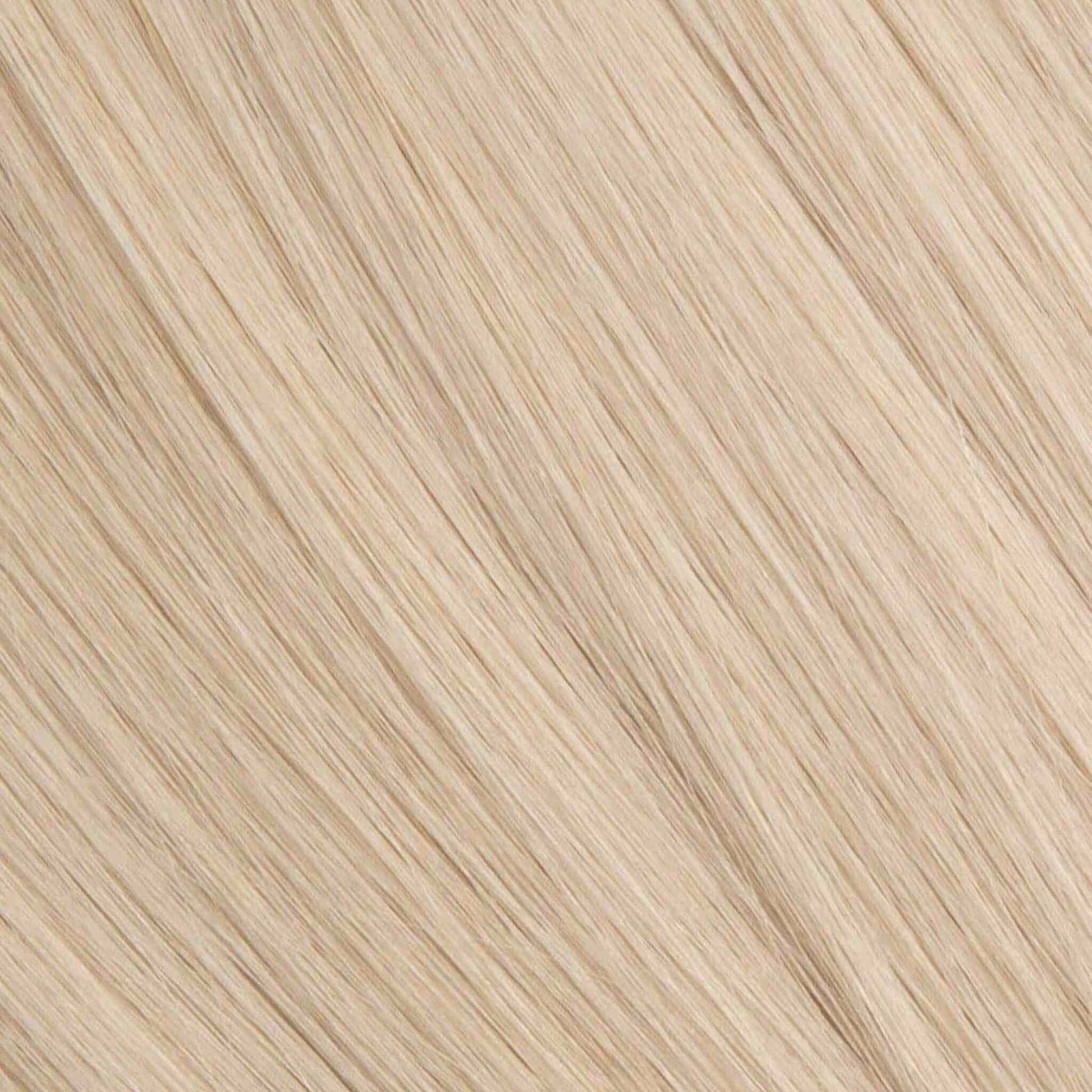 Machine-Tied Weft 24" 175g Professional Hair Extensions - Icy Silver Blonde #66