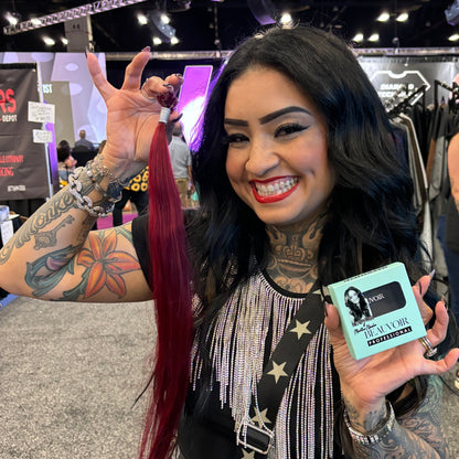 K-Tip 24" 25g Single Donor Virgin - #555 Akako by Martha Nicola