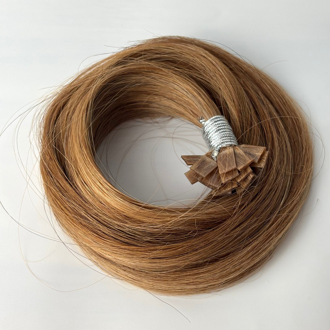 K-Tip 20" 25g Professional Hair Extensions -  Light Brown - FINAL SALE 40% OFF