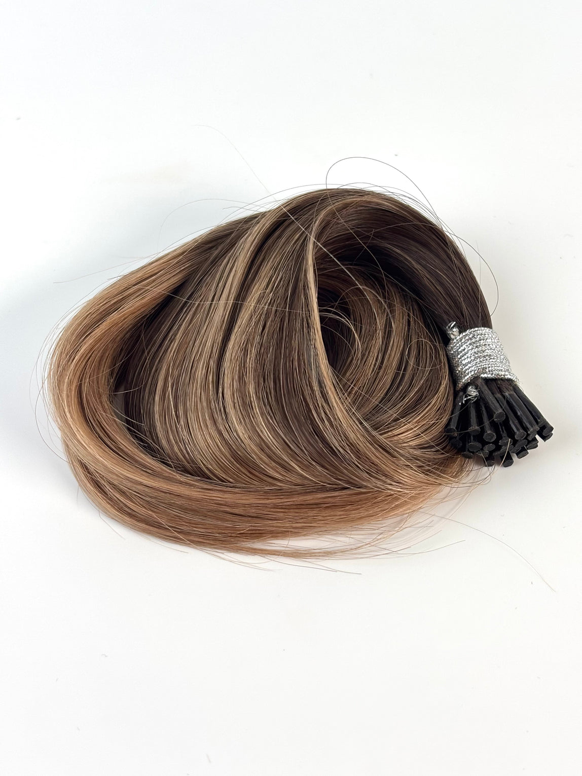 I-Tip 20" 25g Professional Hair Extensions -  Brunette Balayage - FINAL SALE 40% OFF