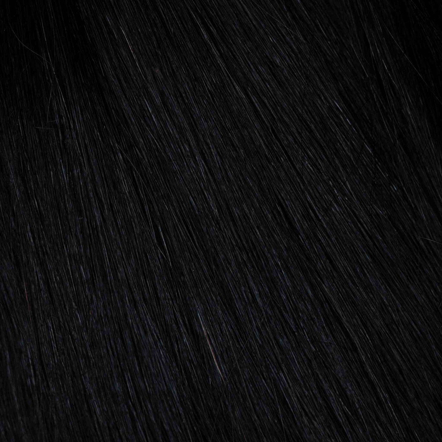 Machine-Tied Weft 18" 130g Professional Hair Extensions - #1 Noir (aka Jet Black)