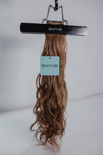 Butterfly Wave Texture Weft 20" 60g - #8 Whiskey Brown