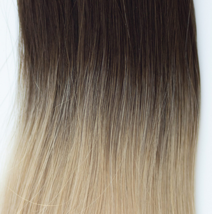 Tape-In 22" 50g Professional Hair Extensions - #2/18 Café Noir Balayage