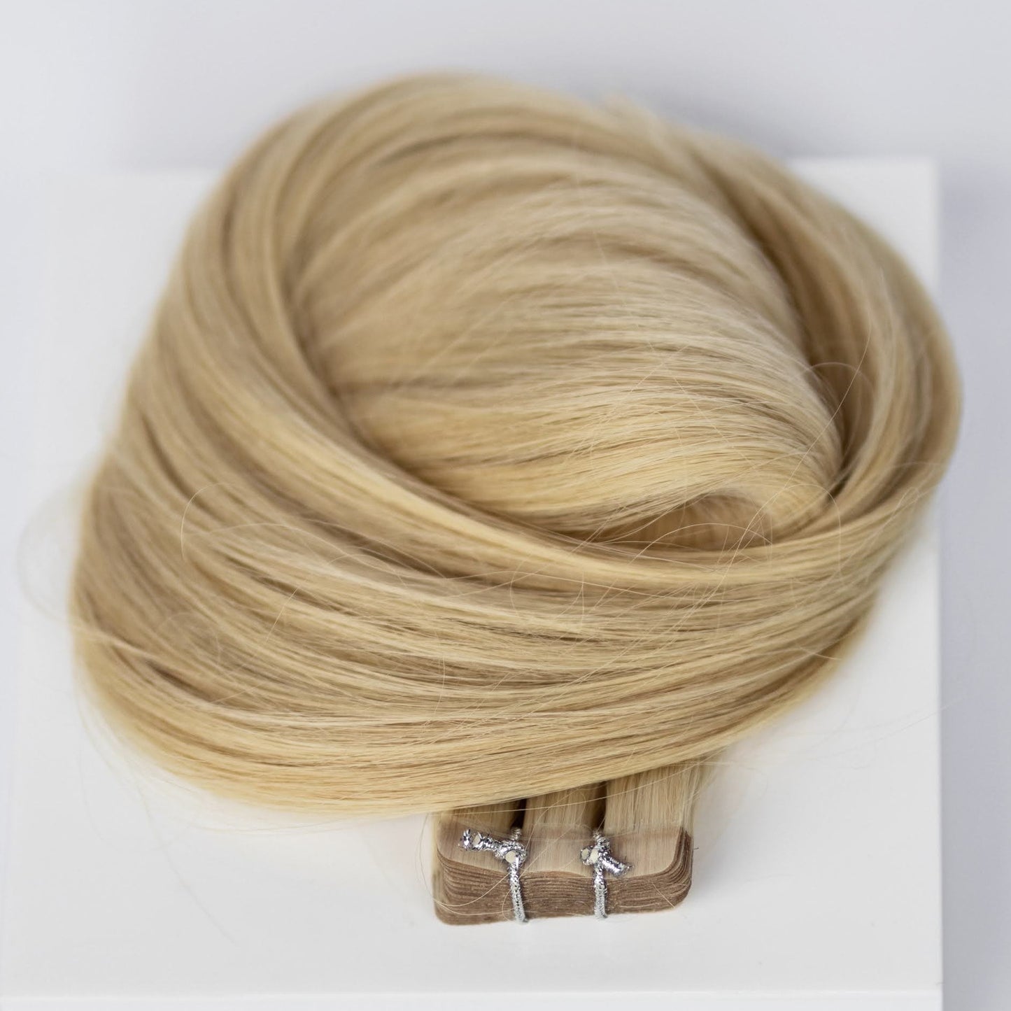 Tape-In 18" 50g Single Donor Virgin - #22 Southern Belle Blonde (aka Light Ash Blonde) - 40% OFF