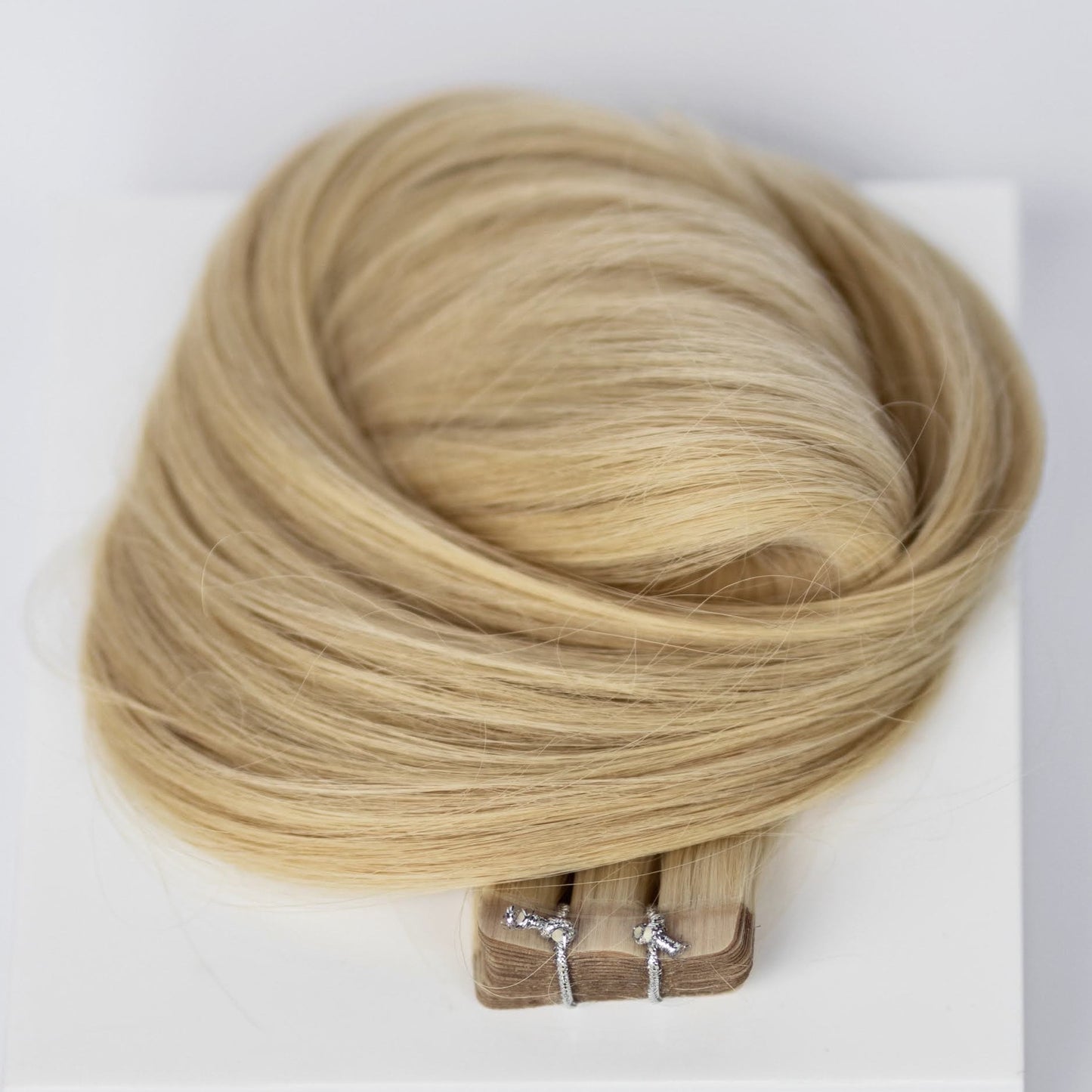 Tape-In 24" 55g Professional Hair Extensions - #22 Southern Belle Blonde (aka Light Ash Blonde)