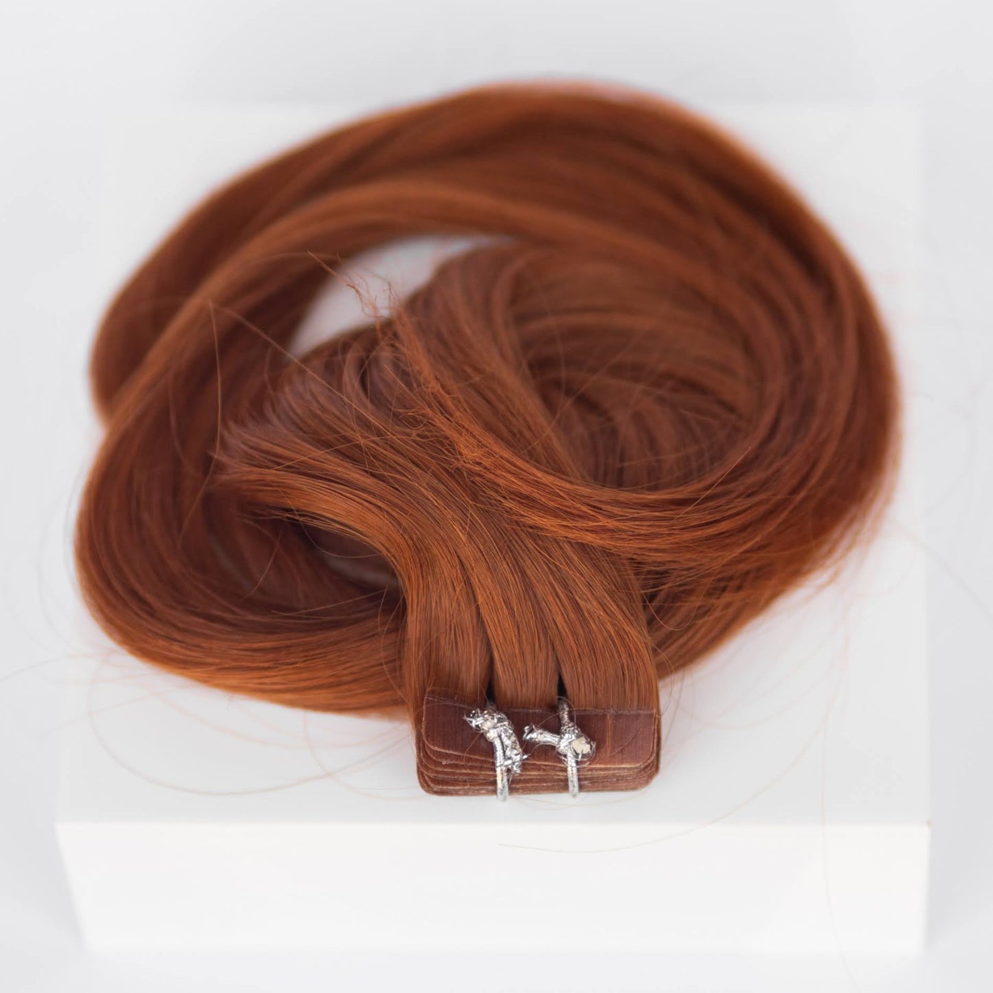 Tape-In 24" 55g Single Donor Virgin - #570 Sunset (aka Pumpkin Spice)