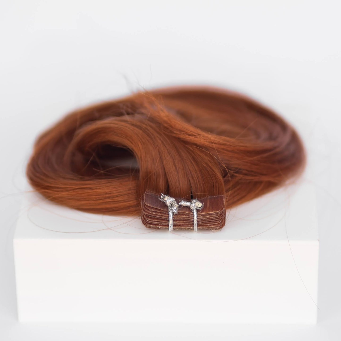 Tape-In 24" 55g Professional Hair Extensions - #570 Sunset (aka Pumpkin Spice)