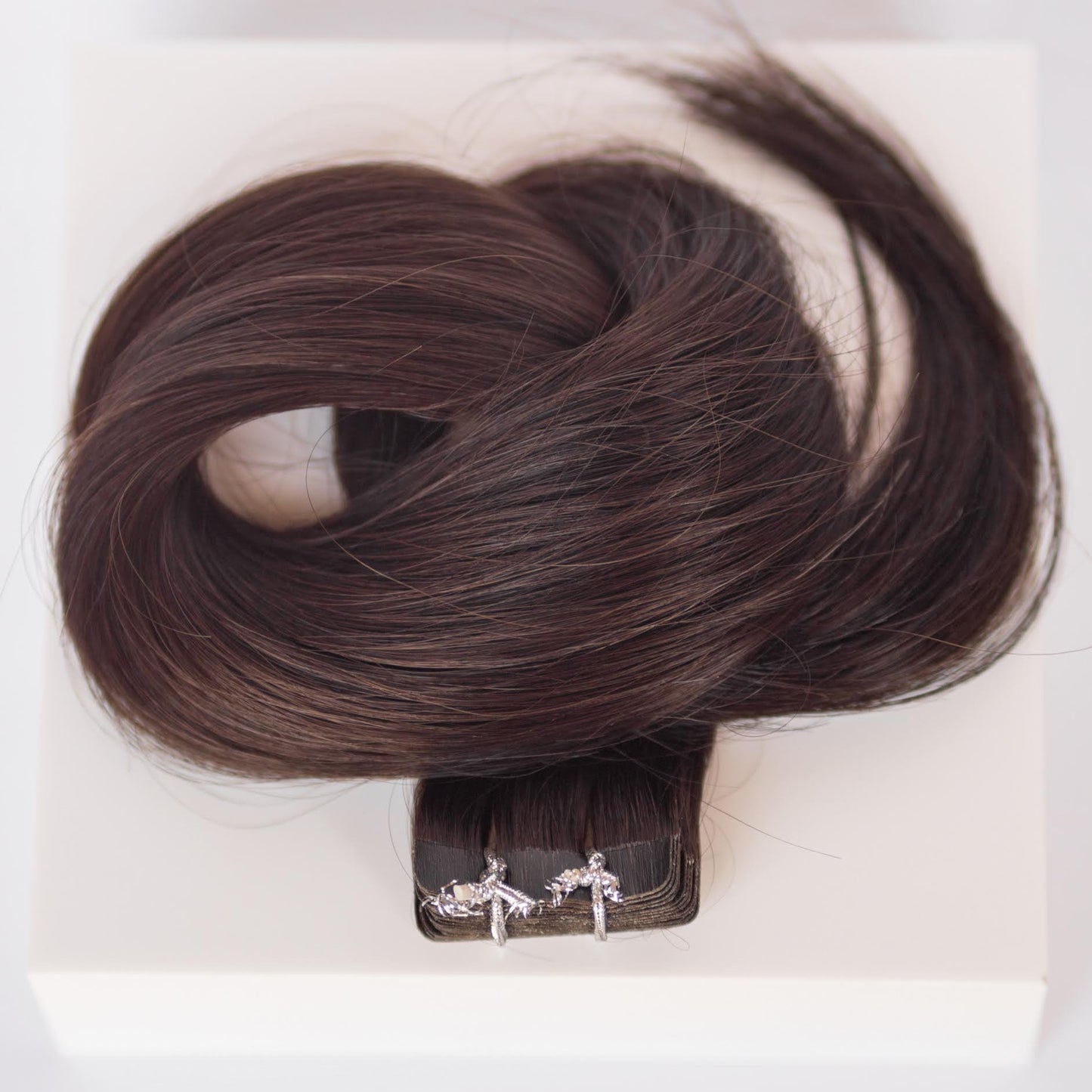 Tape-In 24" 55g Professional Hair Extensions - #1C Espresso Brown (aka Mocha Brown)