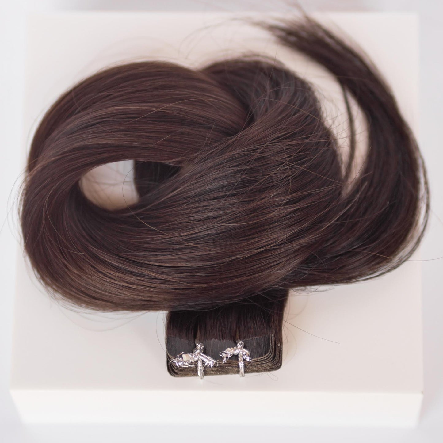 Tape-In 20" 50g Professional Hair Extensions - Mocha Brown #1C