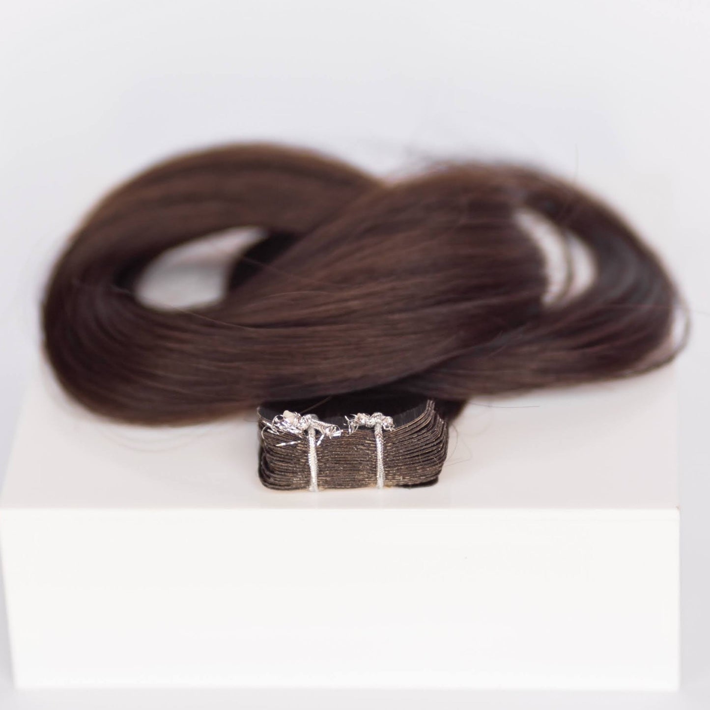 Tape-In 16" 50g Professional Hair Extensions - #1C Espresso Brown (aka Mocha Brown)