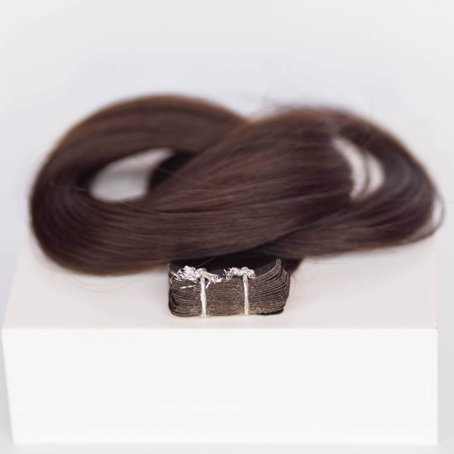 Tape-In 24" 55g Professional Hair Extensions - #1C Espresso Brown (aka Mocha Brown)