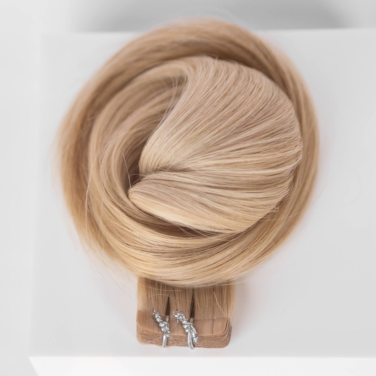 Tape-In 22" 50g Professional Hair Extensions - #16 Paris Blonde (aka Vanilla Blonde)