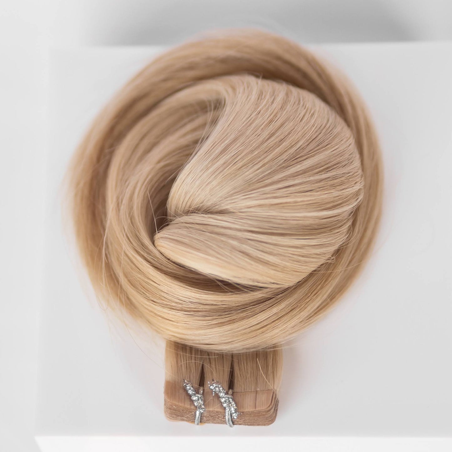 Tape-In 24" 55g Professional Hair Extensions - #16 Paris Blonde (aka Vanilla Blonde)