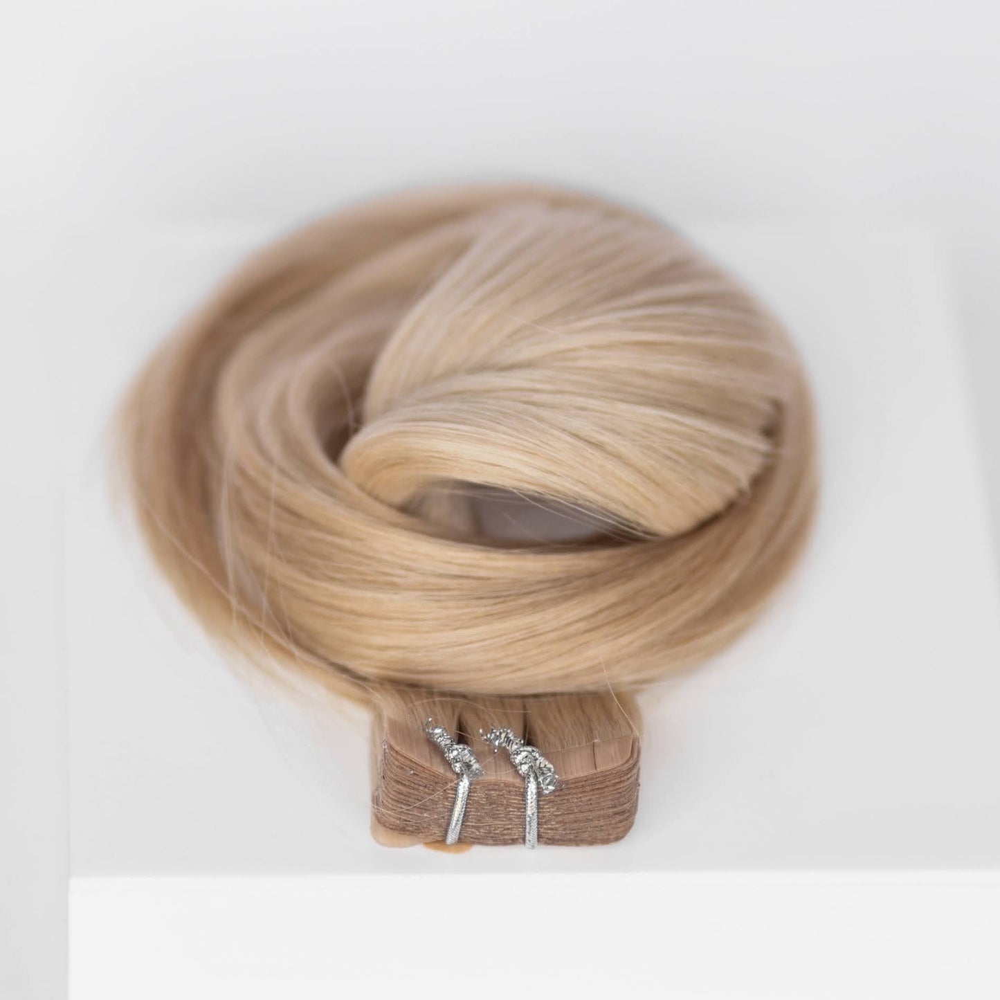 Tape-In 24" 55g Professional Hair Extensions - #16 Paris Blonde (aka Vanilla Blonde)