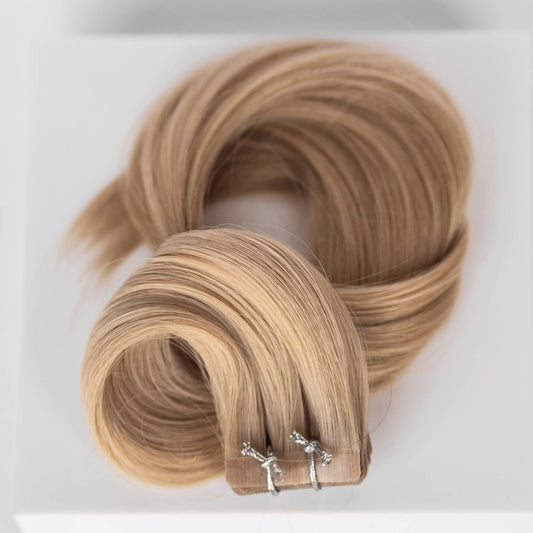 Tape-In 16" 50g Professional Hair Extensions - #17 Chardonay Blonde (aka Dirty Ash Blonde)