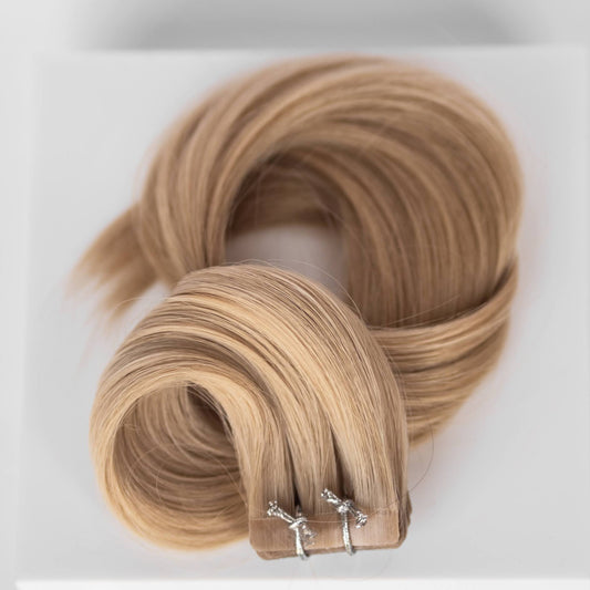 Tape-In 18" 50g Professional Hair Extensions - #17 Chardonay Blonde (aka Dirty Ash Blonde)