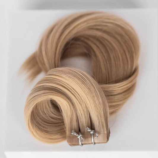 Tape-In 20" 50g Professional Hair Extensions - #17 Chardonay Blonde (aka Dirty Ash Blonde)