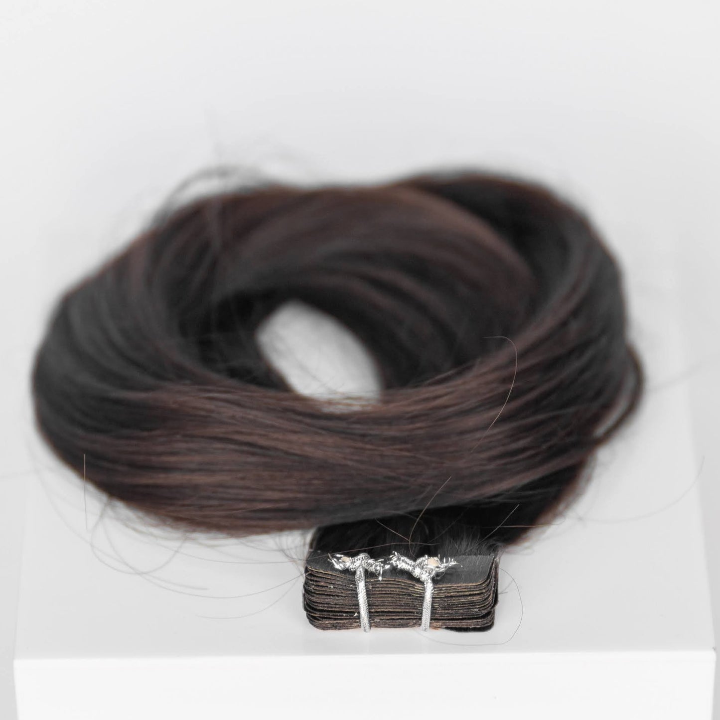 Tape-In 18" 50g Professional Hair Extensions - #2 Dark Chocolate (aka Dark Brown)