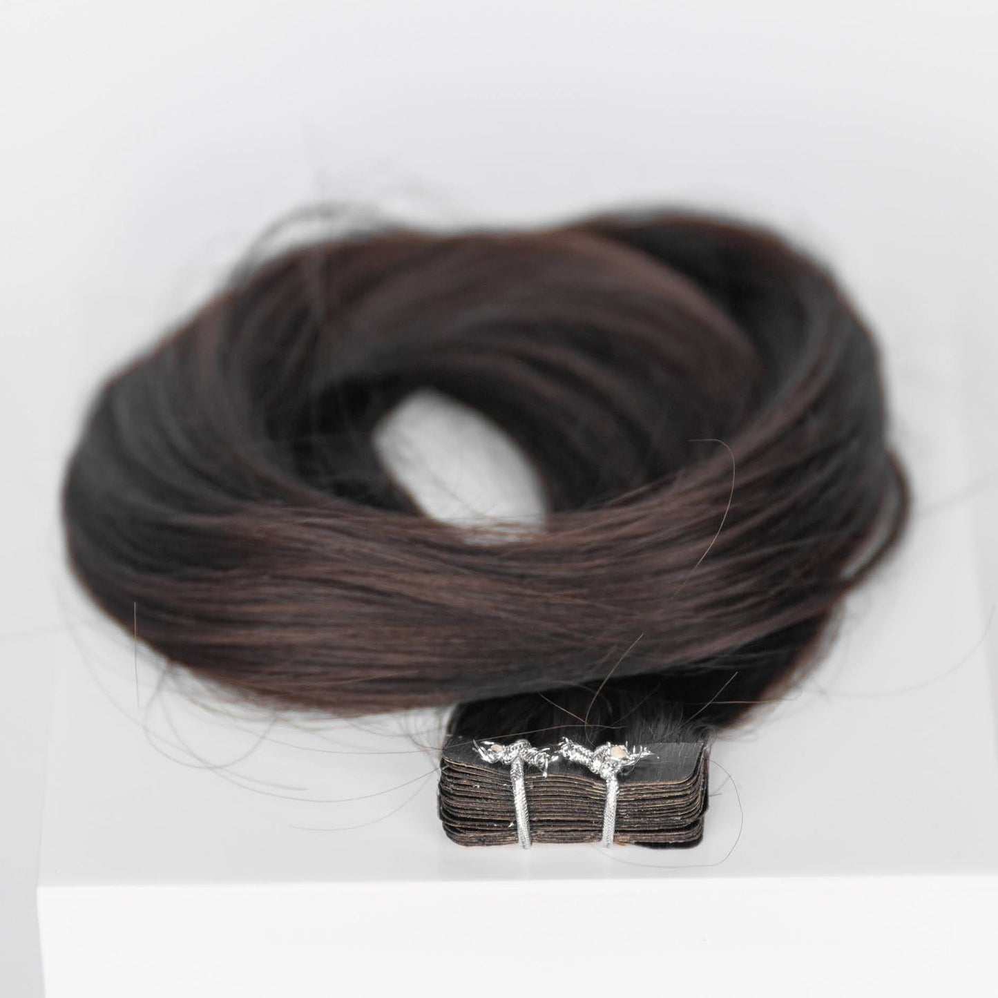 Tape-In 24" 55g Professional Hair Extensions - #2 Dark Chocolate (aka Dark Brown)