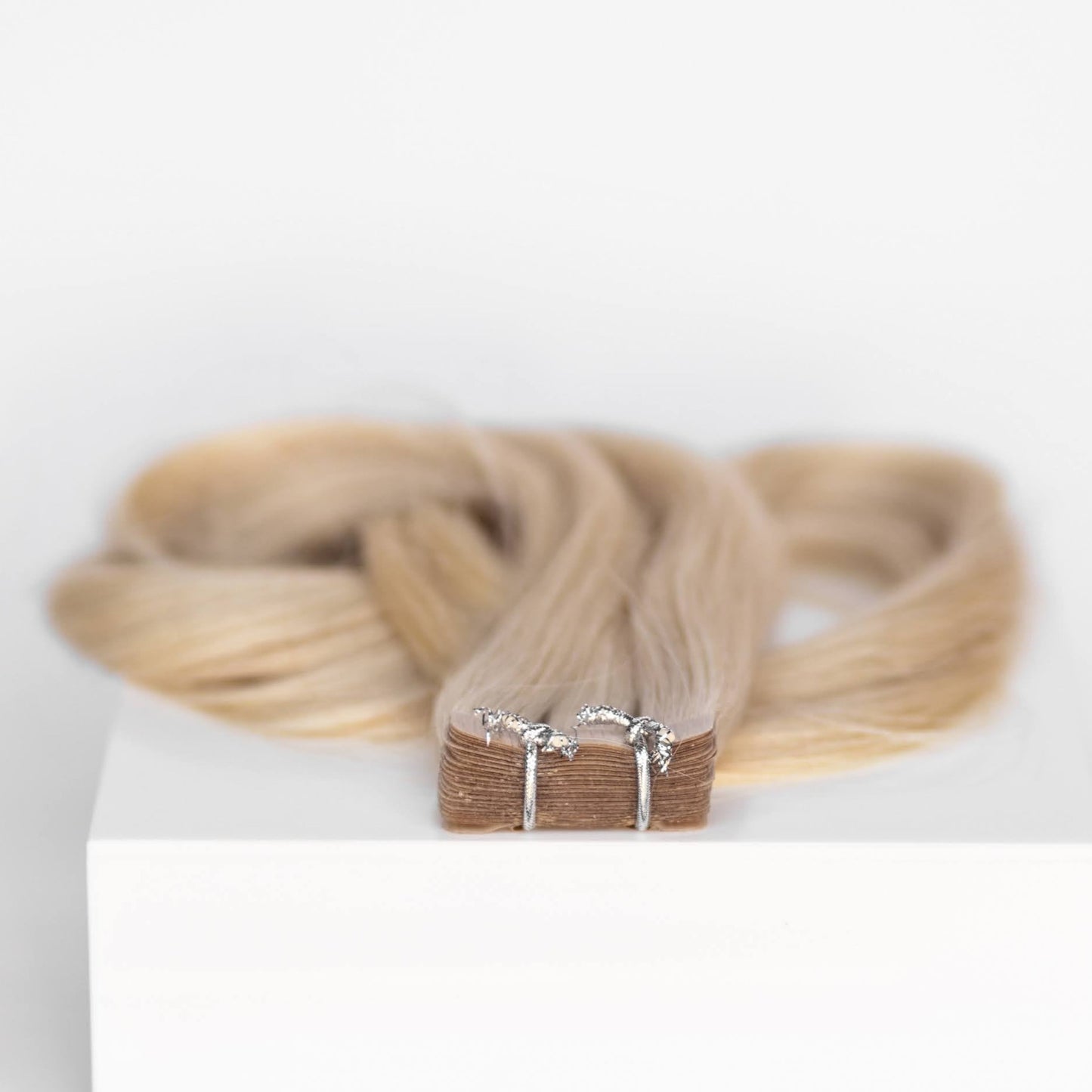 Tape-In 22" 50g Single Donor Virgin - #80 Hollywood Blonde (aka White Blonde)