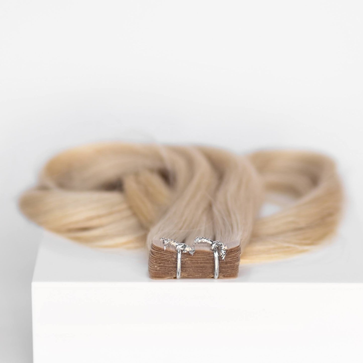 Tape-In 18" 50g Single Donor Virgin - #80 Hollywood Blonde (aka White Blonde)