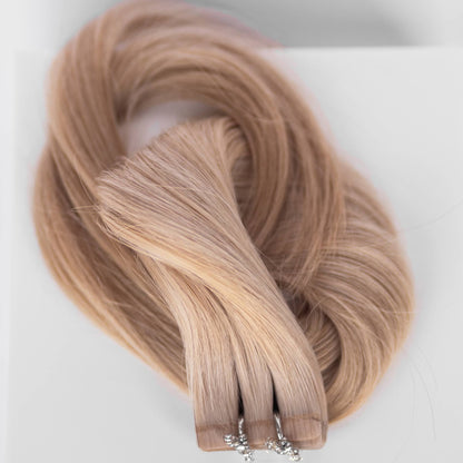 Tape-In 22" 50g Professional Hair Extensions - Dirty Strawberry Blonde - SALE - 40% OFF - FINAL SALE