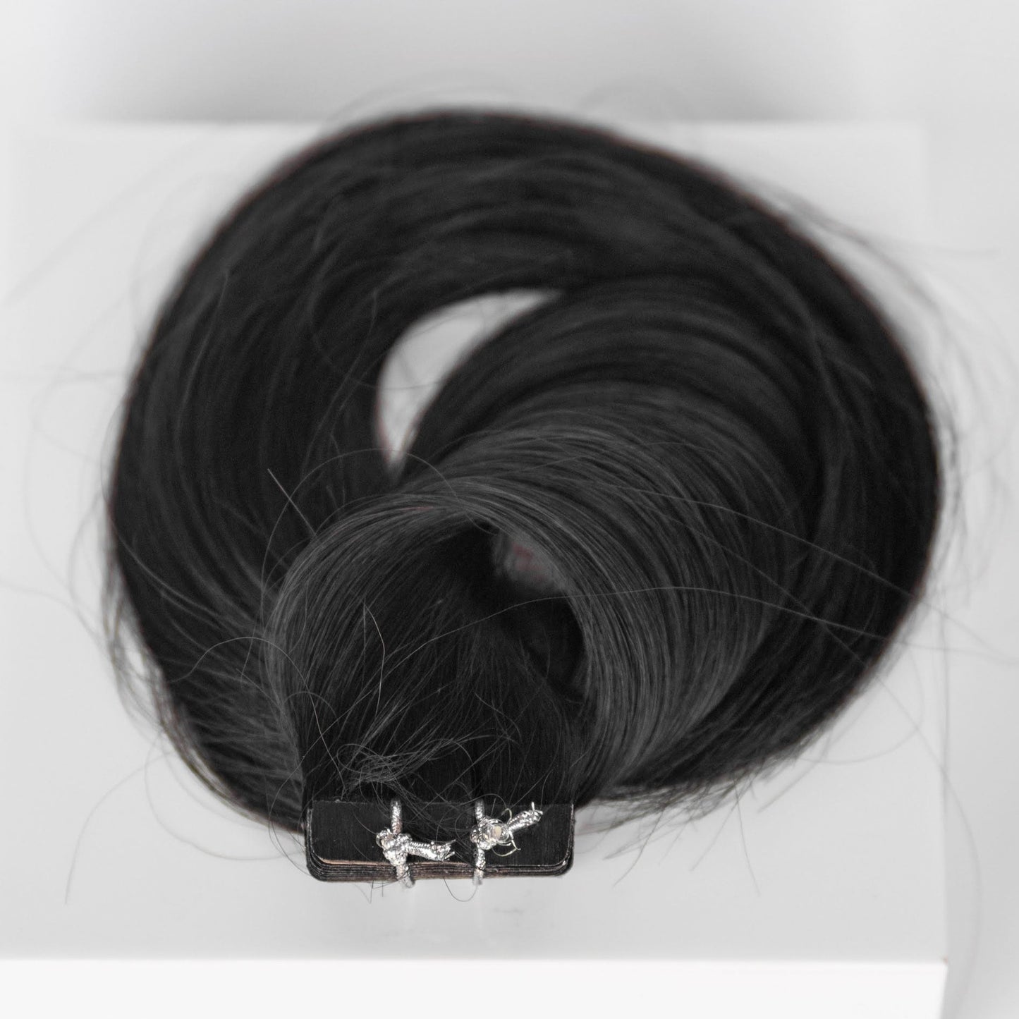 Tape-In 20" 50g Professional Hair Extensions - #1B Midnight (aka Off Black)