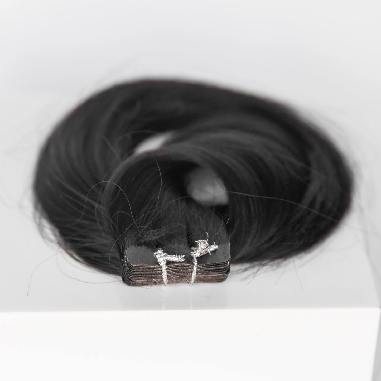 Tape-In 22" 50g Professional Hair Extensions - #1B Midnight (aka Off Black)