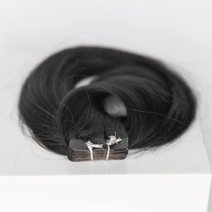 Tape-In 24" 55g Single Donor Virgin - #1B Midnight (aka Off Black)